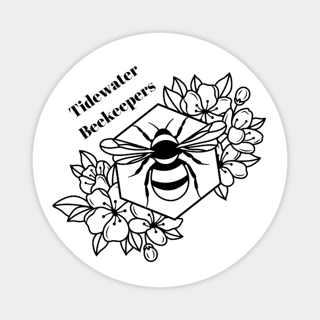 TBA BEE Magnet by Tidewater Beekeepers